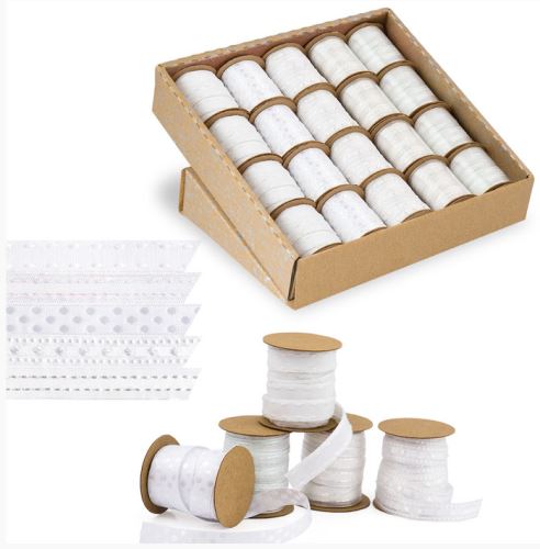 Stuha 2005-5016 - bílé     10mm x 3m