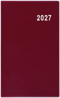Diář měsíční - Marika - PVC - bordó   BMM1-3-27