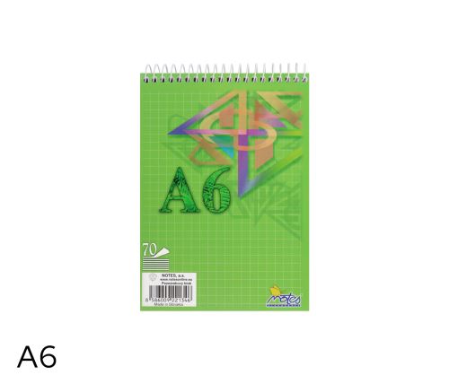 Blok A6 spirála 16075/1b (čtvereček)   NOTES