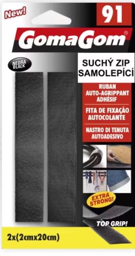 Suchý zip GG 2cmx20cm černý