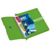 Box na spisy  HERLITZ A4/4 cm, jablkově zelený    11206133 (2)
