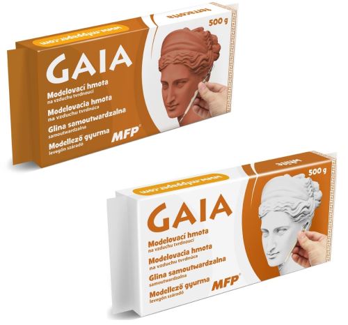 Hmota samotvrdnoucí modelovací - 500g  bílá         5300980