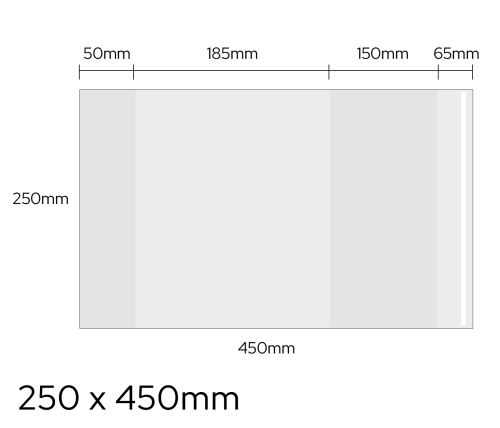 Obal univerzální 90 mic,250x450mm LUMA