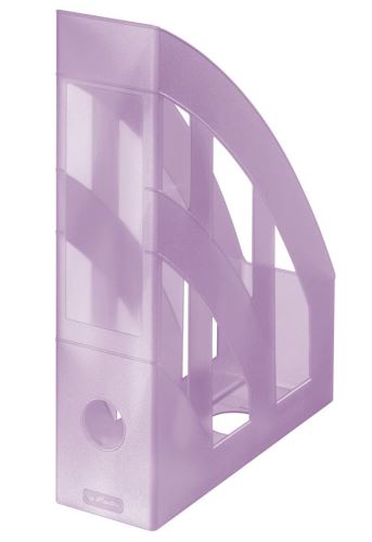 Stojan na spisy HERLITZ - transparentní lila               11413309