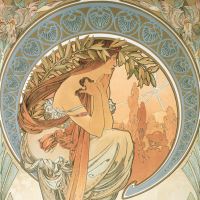 Kalendář poznámkový - Alfons Mucha 2027 - 30 x 30 cm   PGP-36322-V (3)