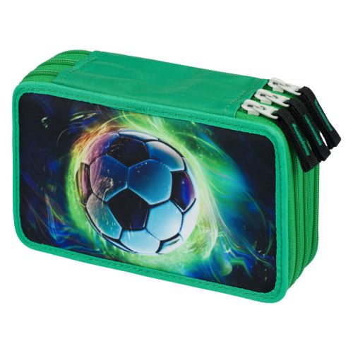 Penál školní třípatrový Fotbal Míč         A-34086