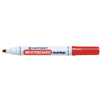 Značkovač WHITE BOARD MARKER 8559/1, červený, 2,5mm, válcový hrot, stíratelný, CENTROPEN