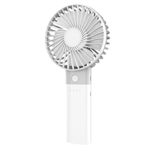 Kapesní ventilátor Platinet PRDF6107 - 10cm - funkce powerbanky 4000 mAh - bílá-šedá
