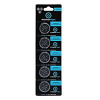 Baterie lithiová, CR2032, 3V, Powerton, blistr,         5-pack (1)