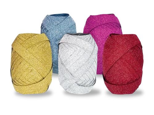 Stuha vázací 20mx1cm Jumbo glitr mix