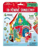 Samolepky  pěnové 3D - Vánoční dílna A492