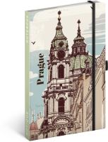 Notes Praha, linkovaný, 13 × 21 cm     A-34385