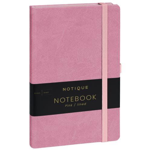 Notes Růžový, linkovaný, 13 × 21 cm       A-33207