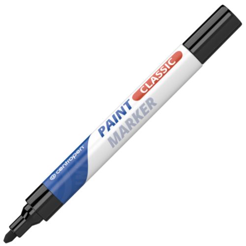Značkovač lakový 9100/1 BL, černý, 1-5mm, klínový hrot, CENTROPEN