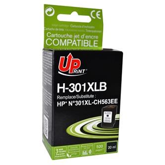 Kompatibilní ink UPrint - s CH563EE, HP 301XL, H-301XLB, black, 520str., 20ml