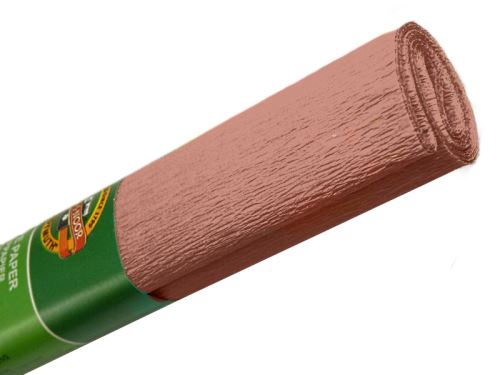 Krepový papír - HNĚDÁ
