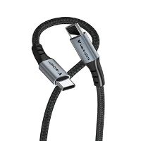 USB kabel Verbatim - USB C samec - USB C samec, 100W, 1.2m, černý, box, 31846