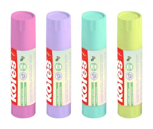 Lepidlo tuhé KORES - Pastel - 20g - mix barev   16209