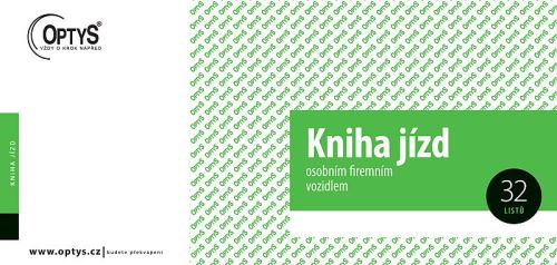 Kniha jízd firemního vozidla, 21 x 10 cm OP1171