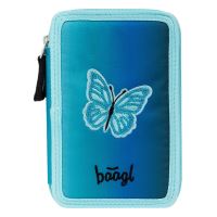 Školní penál BAAGL - třípatrový - Butterfly   A-36065 (2)