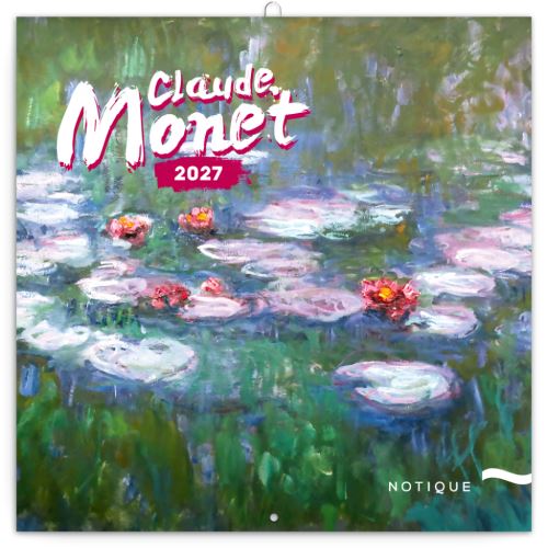Kalendář poznámkový - Claude Monet 2027 - 30 x 30 cm   PGP-36324-V
