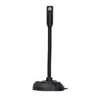 Počítačový mikrofon HP,  DHP-1100C, černý, LED světlo, USB Hub (5)