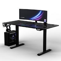 Herní stůl ULTRADESK LEVEL V2, 140x68cm, 72-117cm, elektricky nastavitelná výška, bez podl (17)