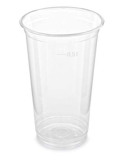 Kelímek PET 0,5 l .průměr 95mm 50ks 76105