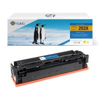 G&G kompatibilní toner s HP CF542X, NT-PH203XY, HP 203X, yellow, 2500str., high capacity (1)