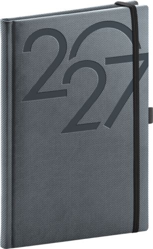 Diář týdenní - Ajax 2027 - černý - 15 x 21 cm   PGD-TA5AJ-7798