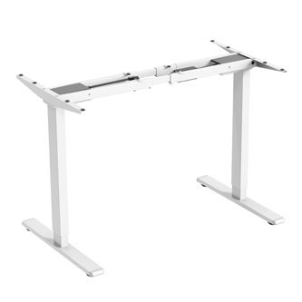 Rám stolu Powerton ERGO UNO - elektricky nastavitelná výška, 100 kg nosnost, bílý