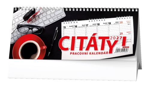 Kalendář stolní - Pracovní kalendář CITÁTY I   BSB1-27