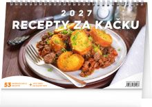 Kalendář stolní - Recepty za kačku 2027 - 23,1 x 14,5 cm   PGS-36918