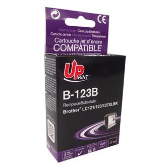 Ink UPrint kompatibilní, s LC-123BK, B-123B, black, 600str., 17ml