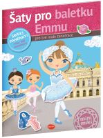 Šaty pro baletku Emmu - kniha samolepek K-PC-4601