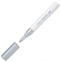 Popisovač PILOT Pintor - akrylový, stříbrná, EF (extra tenký hrot) 0,7mm 4077-054