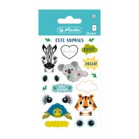 Etikety Cute animals - dětské, zvířátka 1ks  8x16cm           50040278