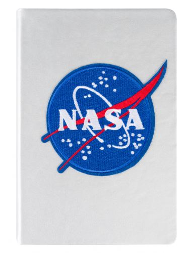Notes BAAGL NASA - stříbrný, linkovaný, 13 x 21cm          A-8161