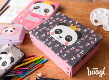 Školní kufřík Panda - skládací s kováním     A-33181 (5)