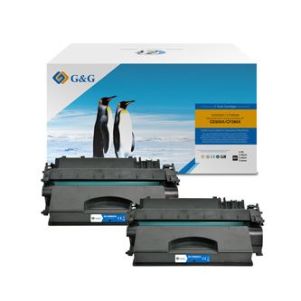 Kompatibilní toner G&G s HP CE505X, CF280X, Canon CRG719H, NT-PH505XCU, HP 05X, black, 650