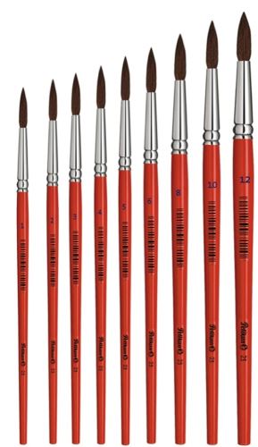 Štětec kulatý PELIKAN 23 - vlasový č.6                        00711051