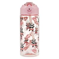 Láhev tritanová BAAGL na pití s brčkem - Panda, 500 ml   A-35409 (13)
