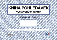 Kniha pohledávek vystavených faktur A4, ekologický  ET350 (2)