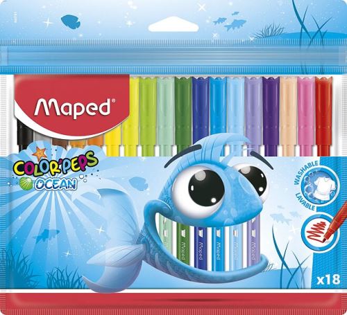 Fixy Maped Color'Peps Ocean - 18 barev