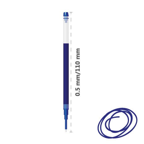 Náplň pro rollery PILOT Hi-Tecpoint V5 RT 0,5 mm - modrá, 2233-003