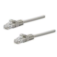 Síťový LAN kabel UTP patchcord, Cat.5e, RJ45 samec - RJ45 samec, 3 m, nestíněný, šedý (1)