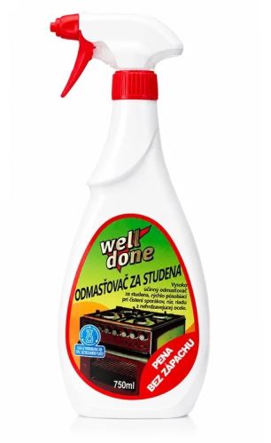 Odmašťovač za studena MR 750ml  WELL DONE pěnový