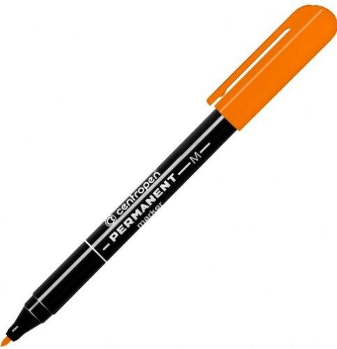 Popisovač Permanent 2846/1,oranžový, 1mm, kulový hrot, CENTROPEN