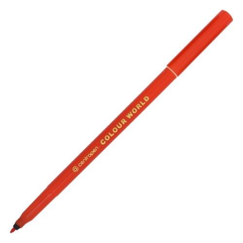 Popisovač COLOUR WORLD 7550/1, červená FIX, 1mm, vypratelné, CENTROPEN