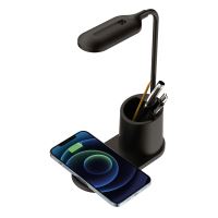 Stolní LED lampa Platinet - 3W - bezdrátové nabíjení - černá   PLADLL1930N (2)